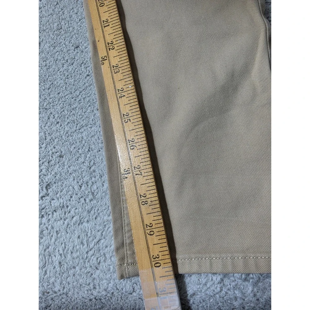 Banana Republic Traveler Pants Mens 32/32 Twill Khaki Skinny Stretch
